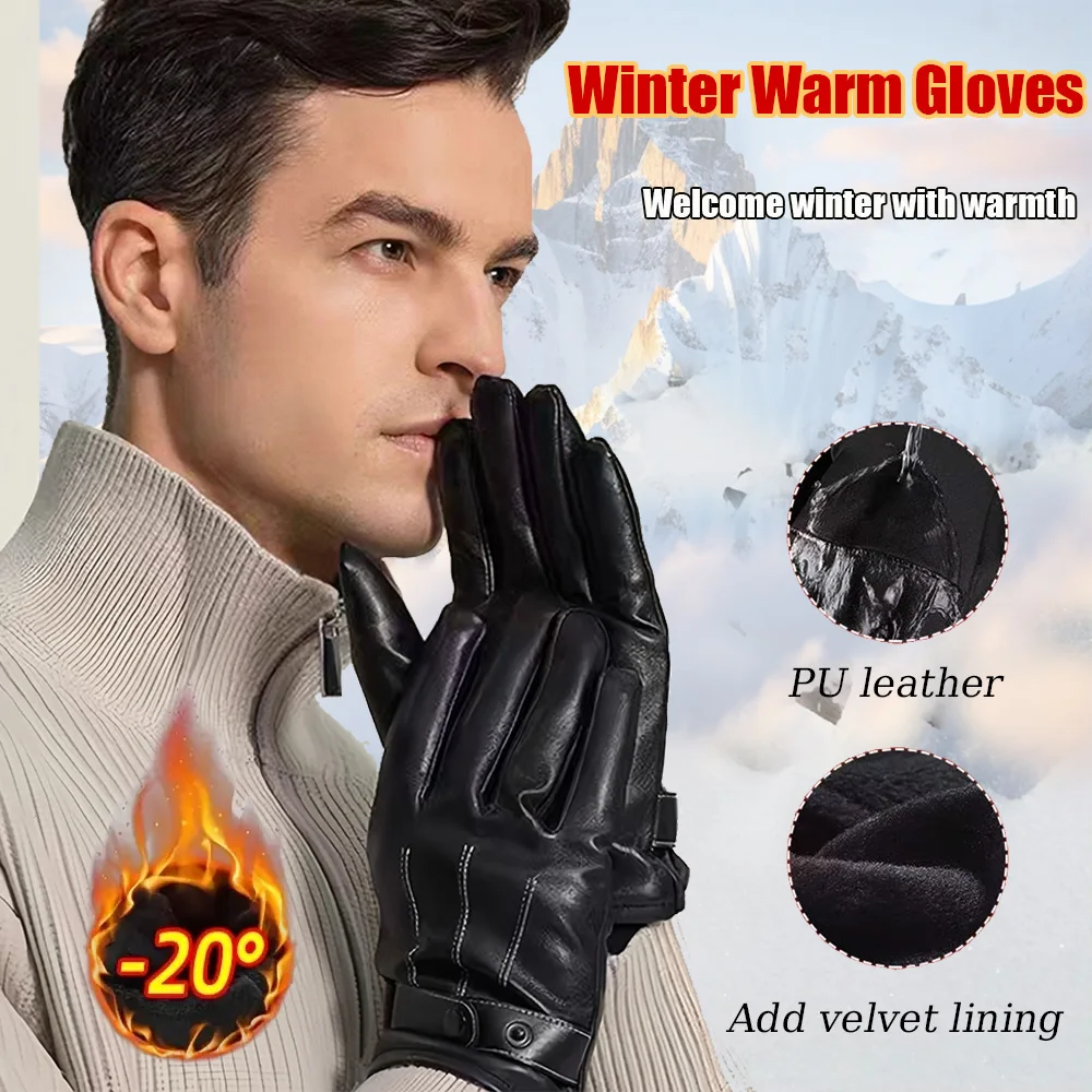 Ski Glove Waterproof - Invierno cálido dedos completos impermeable a