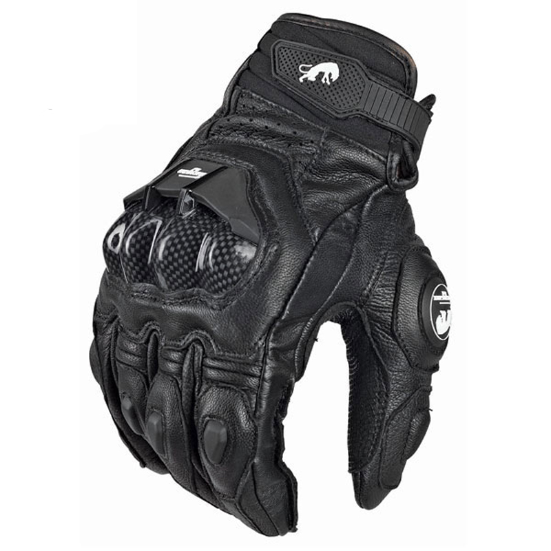Leather Driving Glove - Guantes de cuero para motocicleta Supertech
