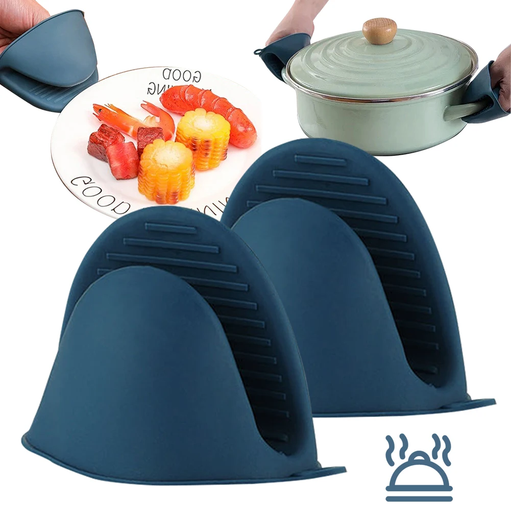 Oven Mitt Silicone - Guantes de silicona resistentes al calor,