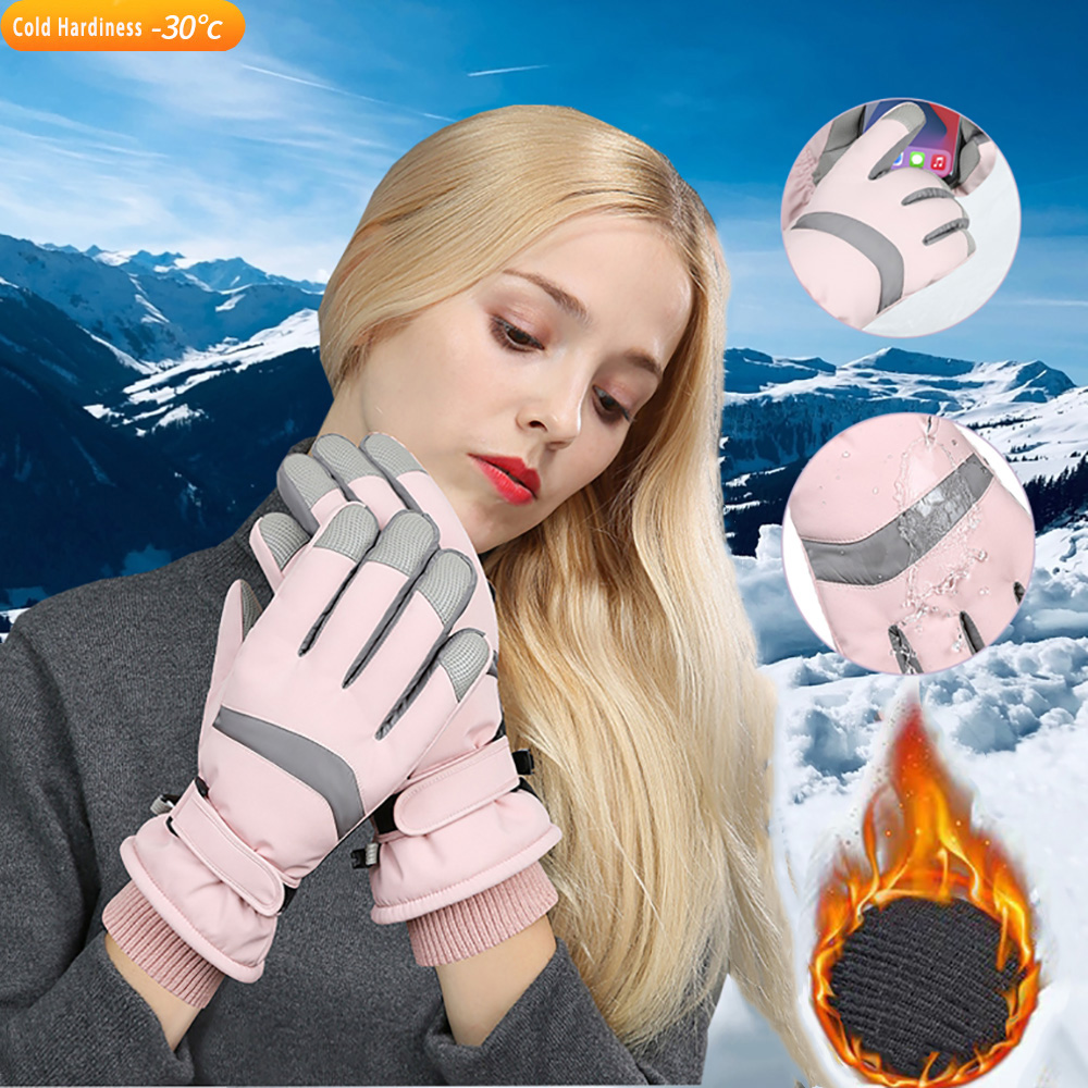 Ski Glove Waterproof - Guantes de Esquí YANBIGUO, Guantes de