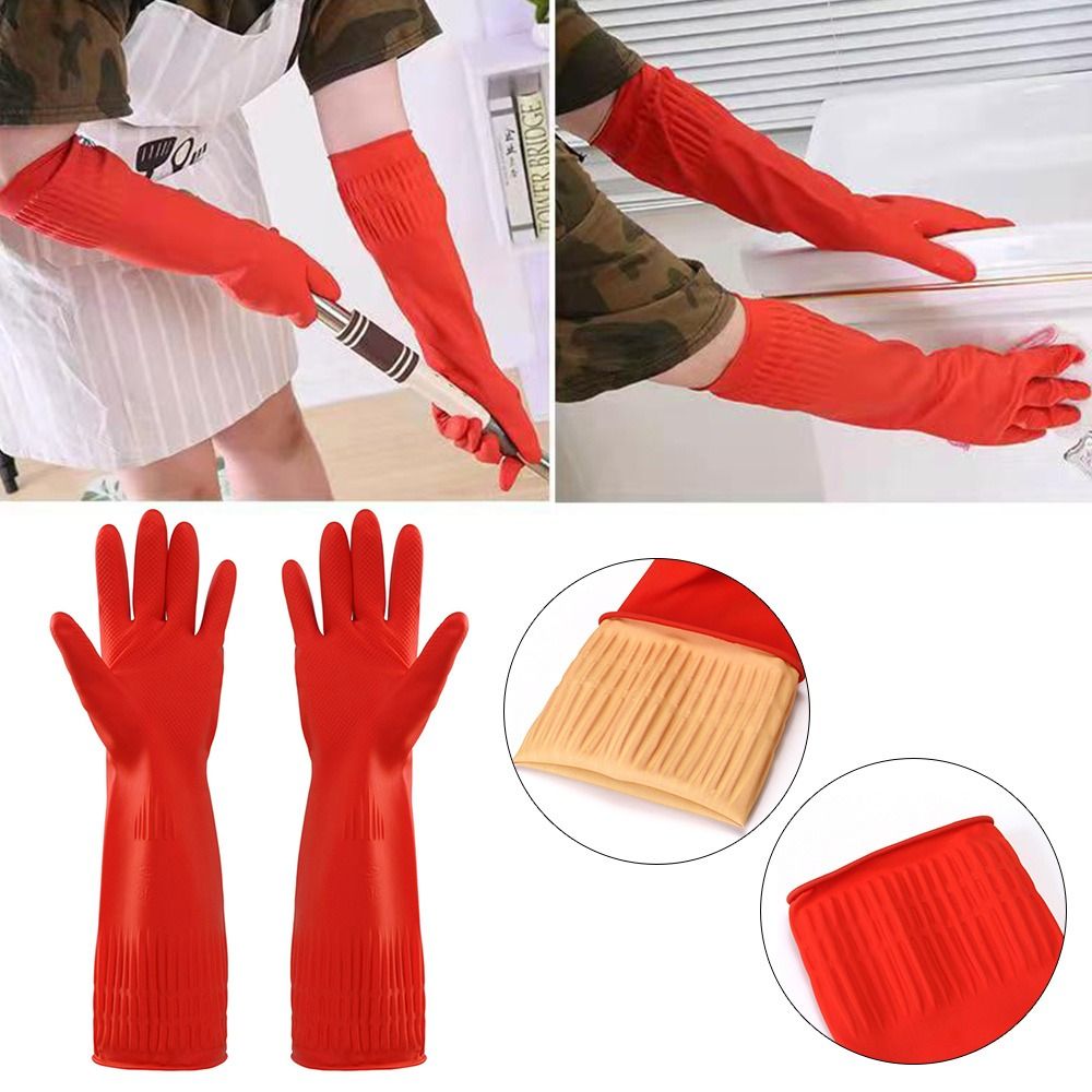 Dish Glove Rubber - Guantes de goma de alta resistencia