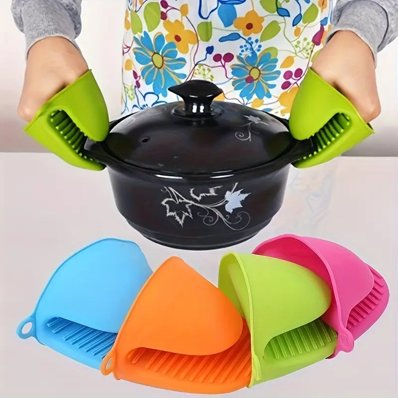 Oven Mitt Silicone - Guantes de silicona para soporte de