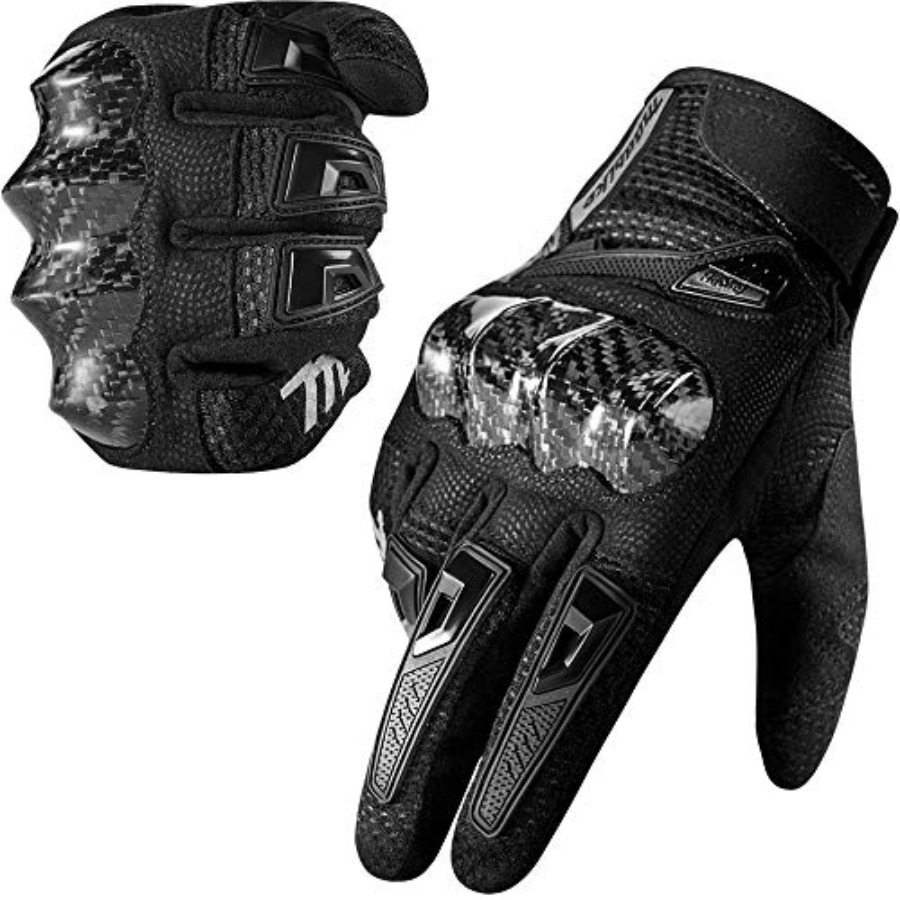 Motorcycle Glove Knuckle - Guantes de Motocicleta con Pantalla Táctil,