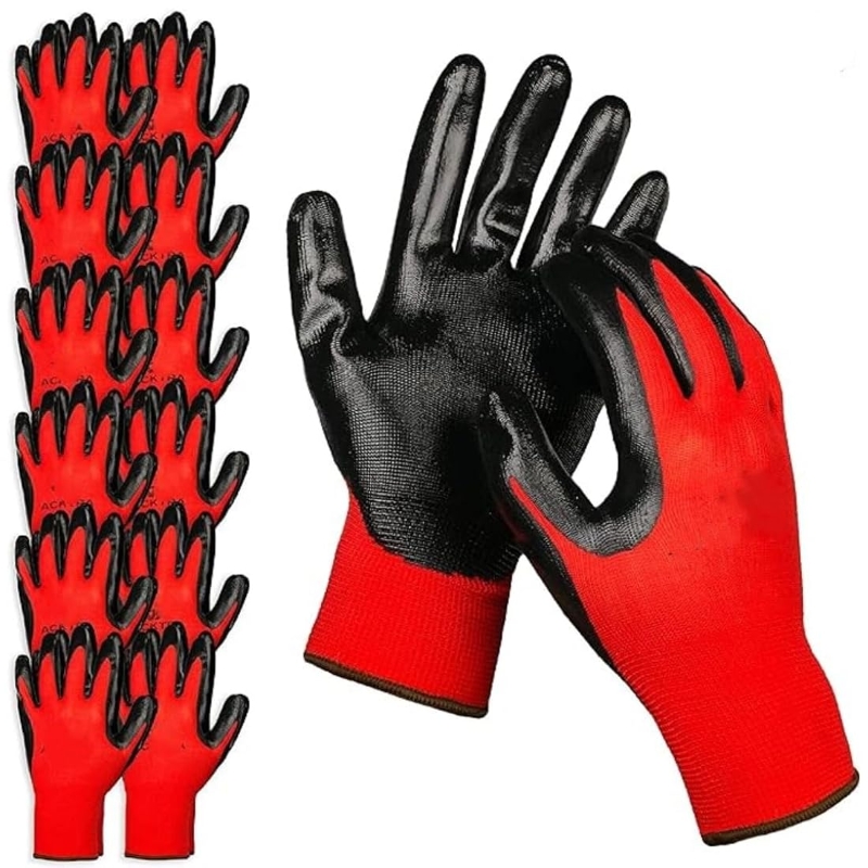 Nitrile Mechanic Glove - Guantes de trabajo de seguridad recubiertos