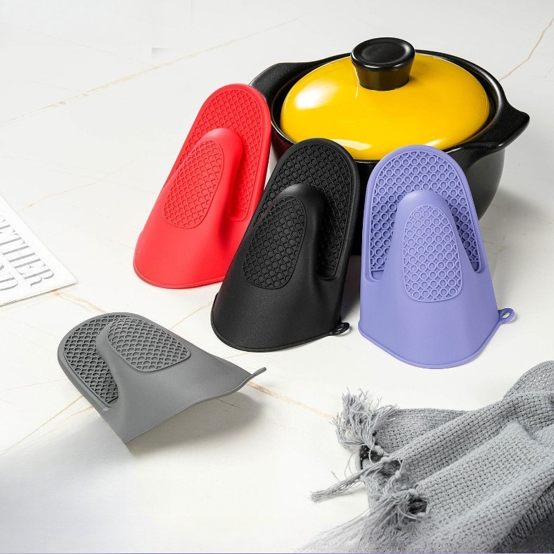 Oven Mitt Silicone - Pinza de silicona gruesa para manos,