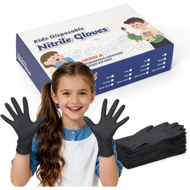 Nitrile Mechanic Glove - Guantes Desechables de Nitrilo Negros para