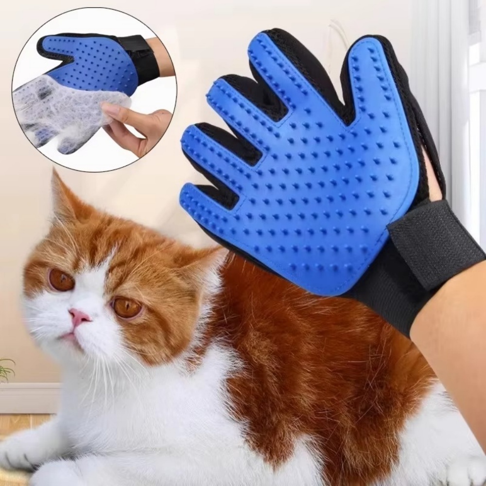 Rubber Glove Cleaning - Guantes de aseo para perros y