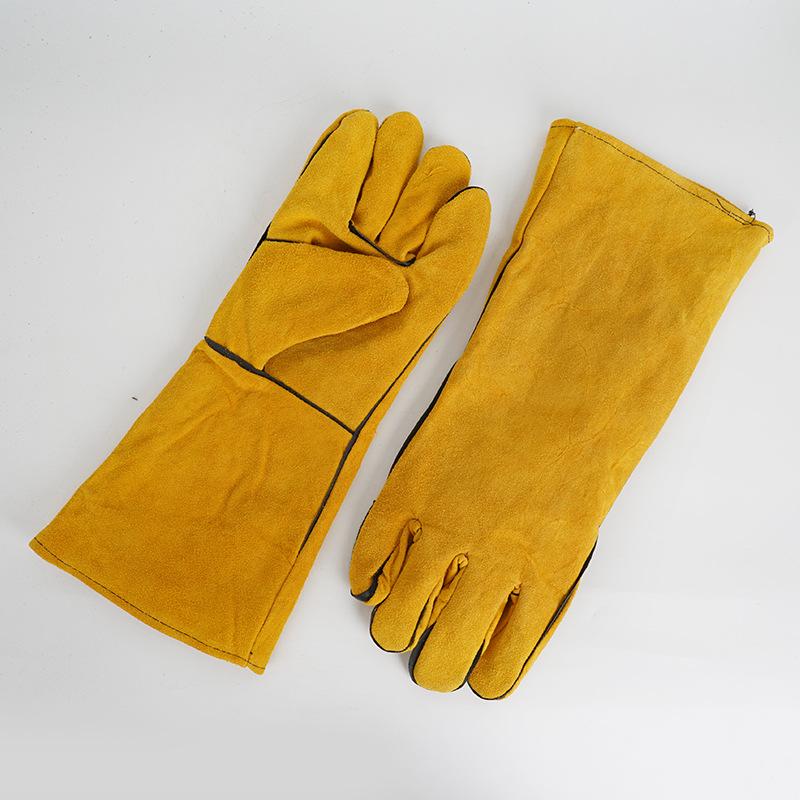 Heat Resistant Glove - 1 par de guantes de cuero