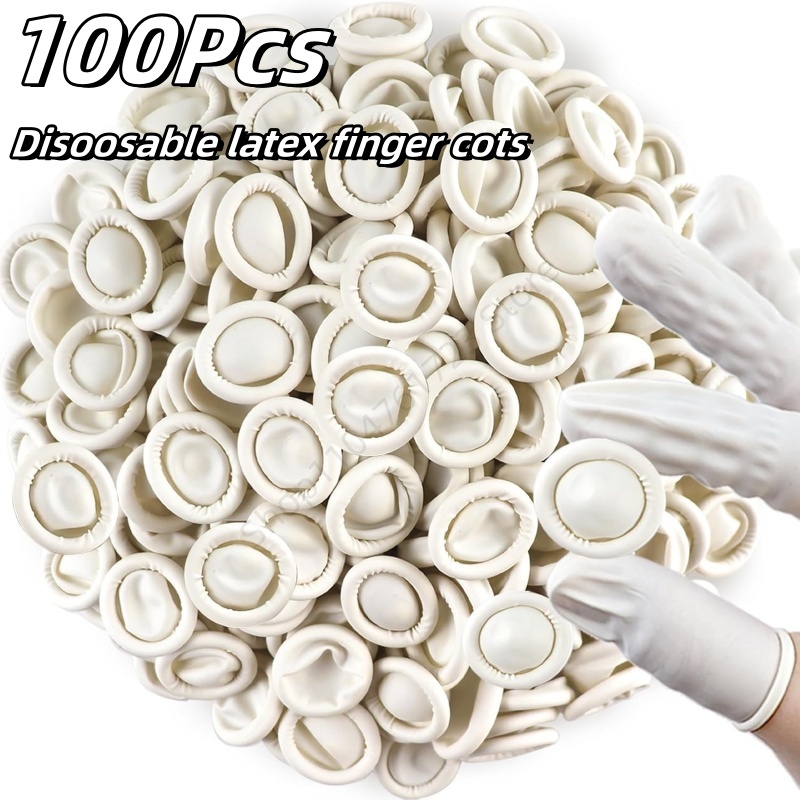 Latex Disposable Glove - 100 Uds. Guantes de goma desechables