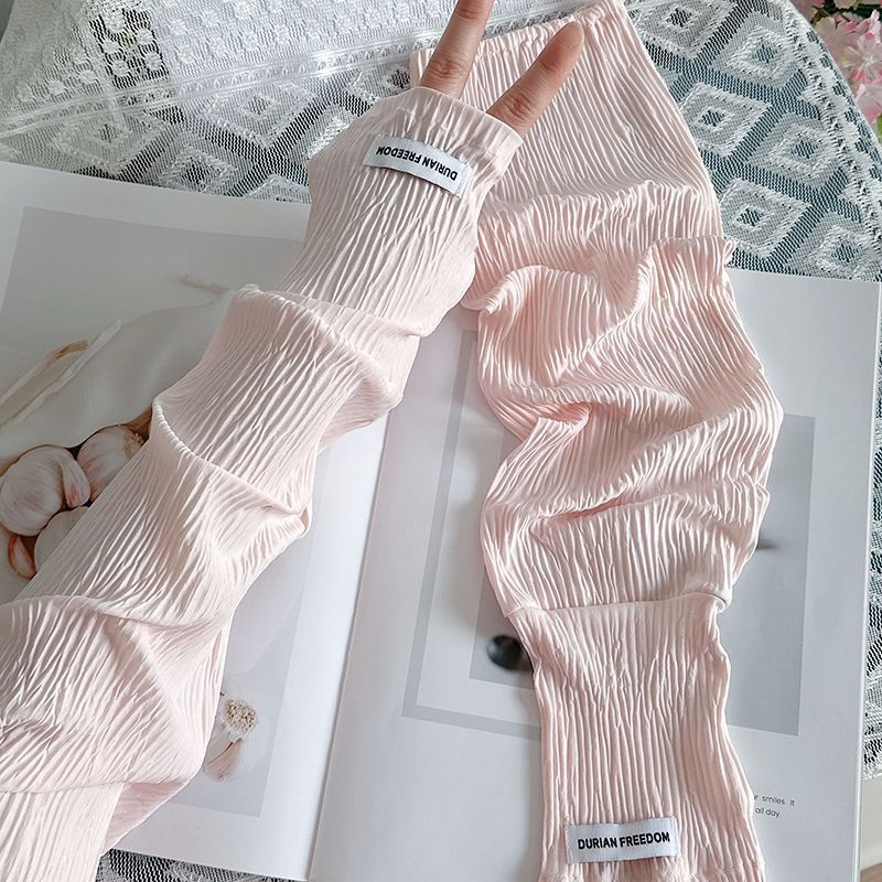 Fingerless Glove Knit - Guantes sin dedos de seda helada
