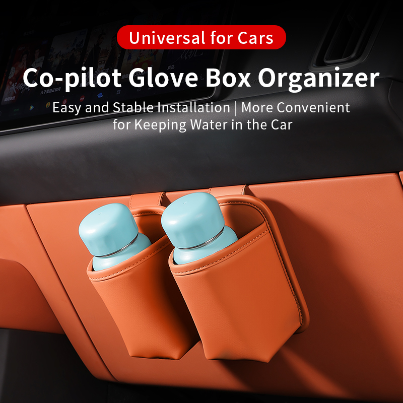 Leather Driving Glove - Organizador Colgante para Guantera de Coche,