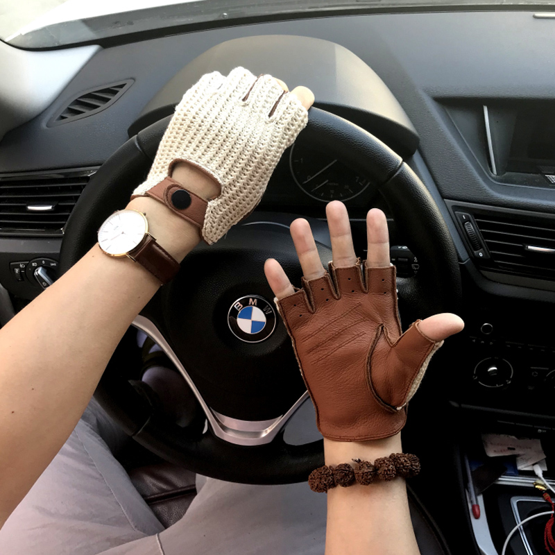 2025 nuevos guantes de cuero g - Leather Driving Glove reseña y precio