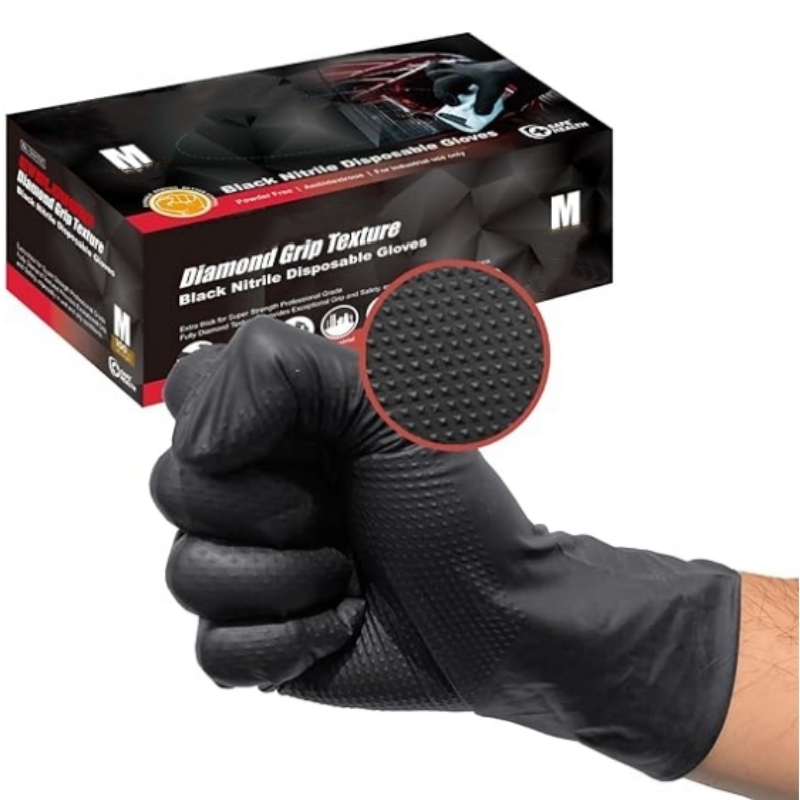 Guantes de Nitrilo Negros Resi - Nitrile Mechanic Glove reseña y precio