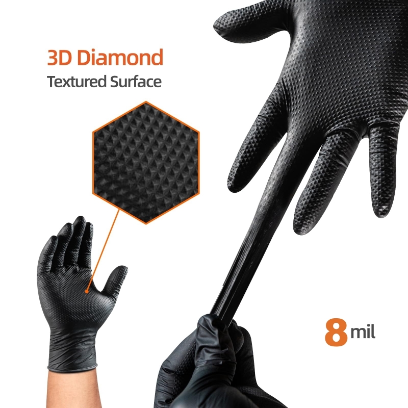 Guantes de Nitrilo Negros Resi - Nitrile Mechanic Glove reseña y precio