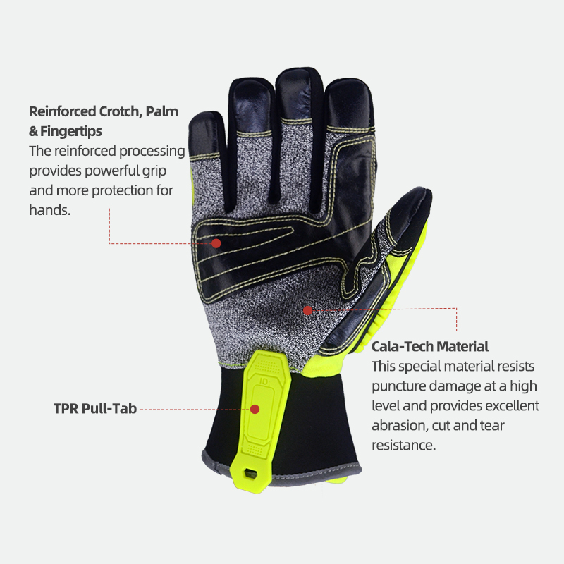 Guantes de Trabajo de Segurida - Work Glove Impact reseña y precio