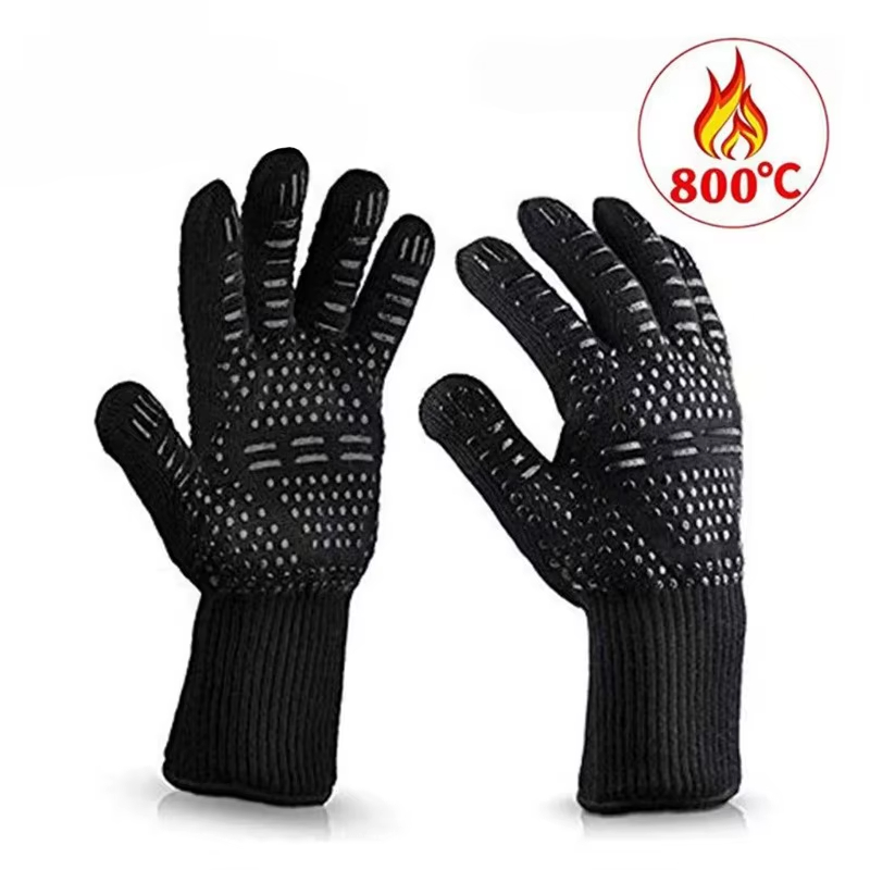 Guantes de barbacoa de una pie - Oven Mitt Silicone reseña y precio