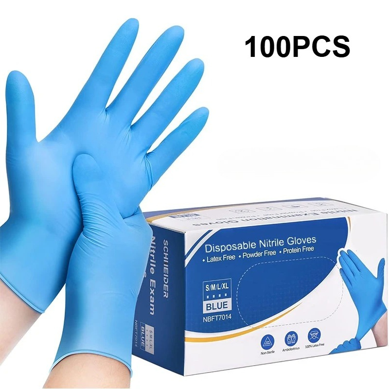 100 Guantes Desechables de Nit - Nitrile Mechanic Glove reseña y precio
