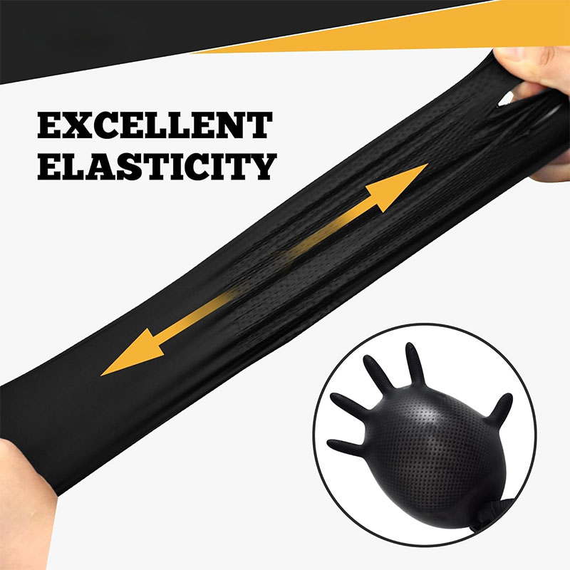 Guantes de nitrilo negros indu - Nitrile Mechanic Glove reseña y precio