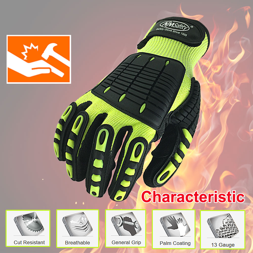NMSafety-guantes de alta calid - Work Glove Impact reseña y precio