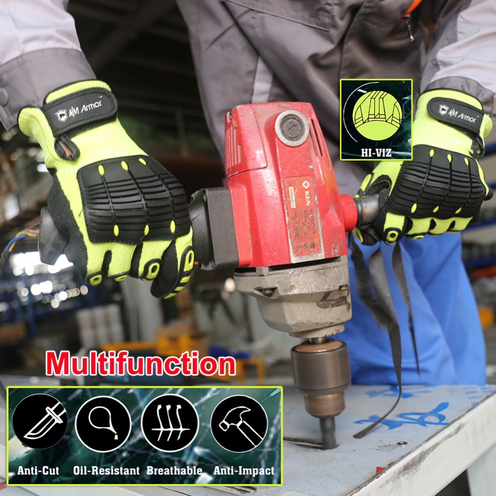 NMSafety-guantes de alta calid - Work Glove Impact reseña y precio