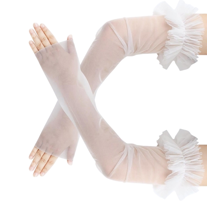 Elegante boda mangas brazo tra - Fingerless Glove Knit reseña y precio