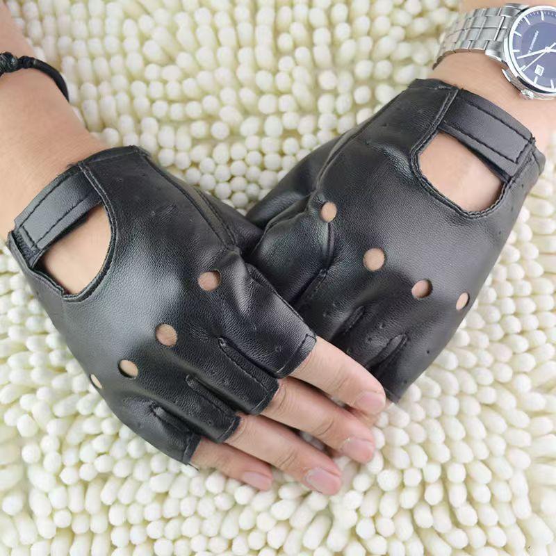 Guantes de Medio Dedo de Cuero - Leather Driving Glove reseña y precio
