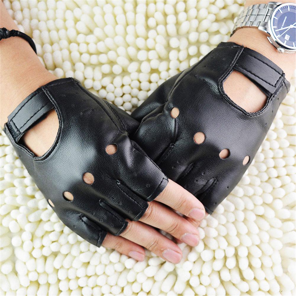 Guantes Unisex de Medio Dedo,  - Leather Driving Glove reseña y precio