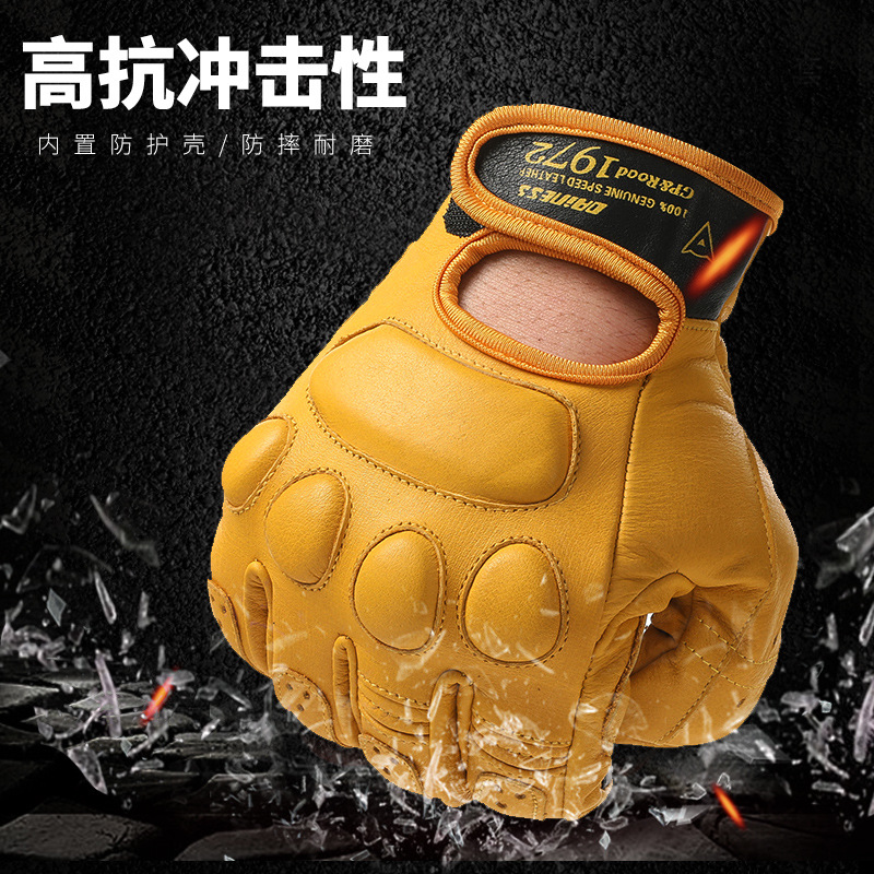 Guantes de ciclismo para motoc - Leather Driving Glove reseña y precio