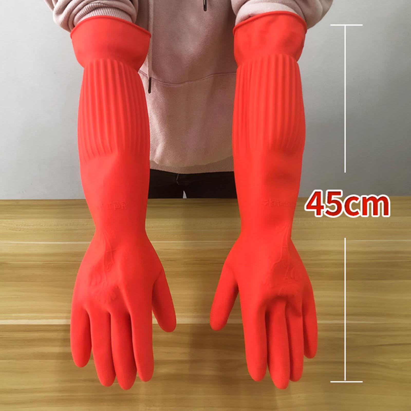Guantes limpios de goma cómodo - Dish Glove Rubber reseña y precio