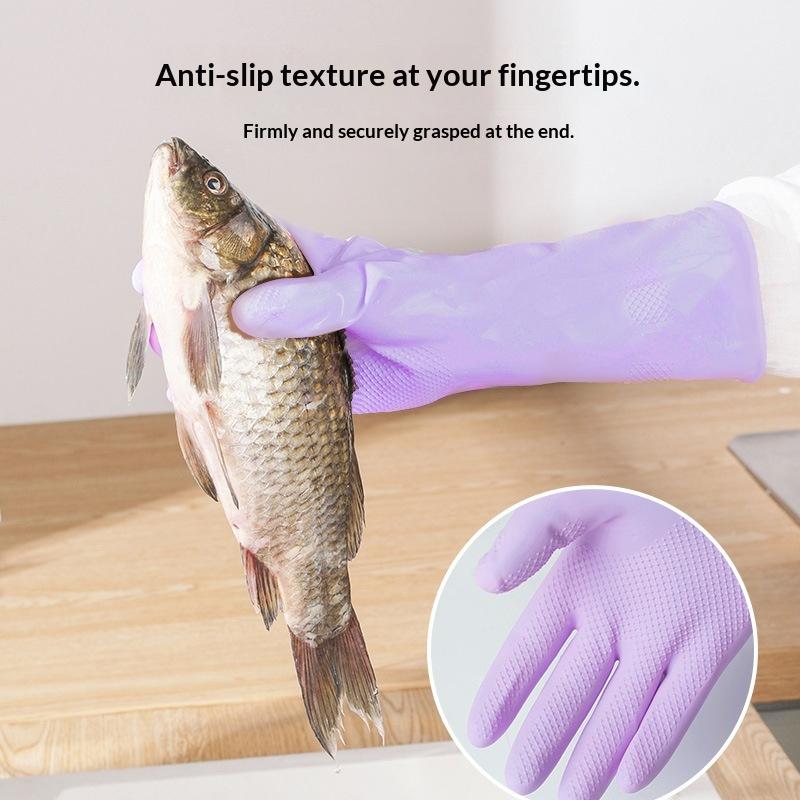 1 par de guantes de látex para - Dish Glove Rubber reseña y precio