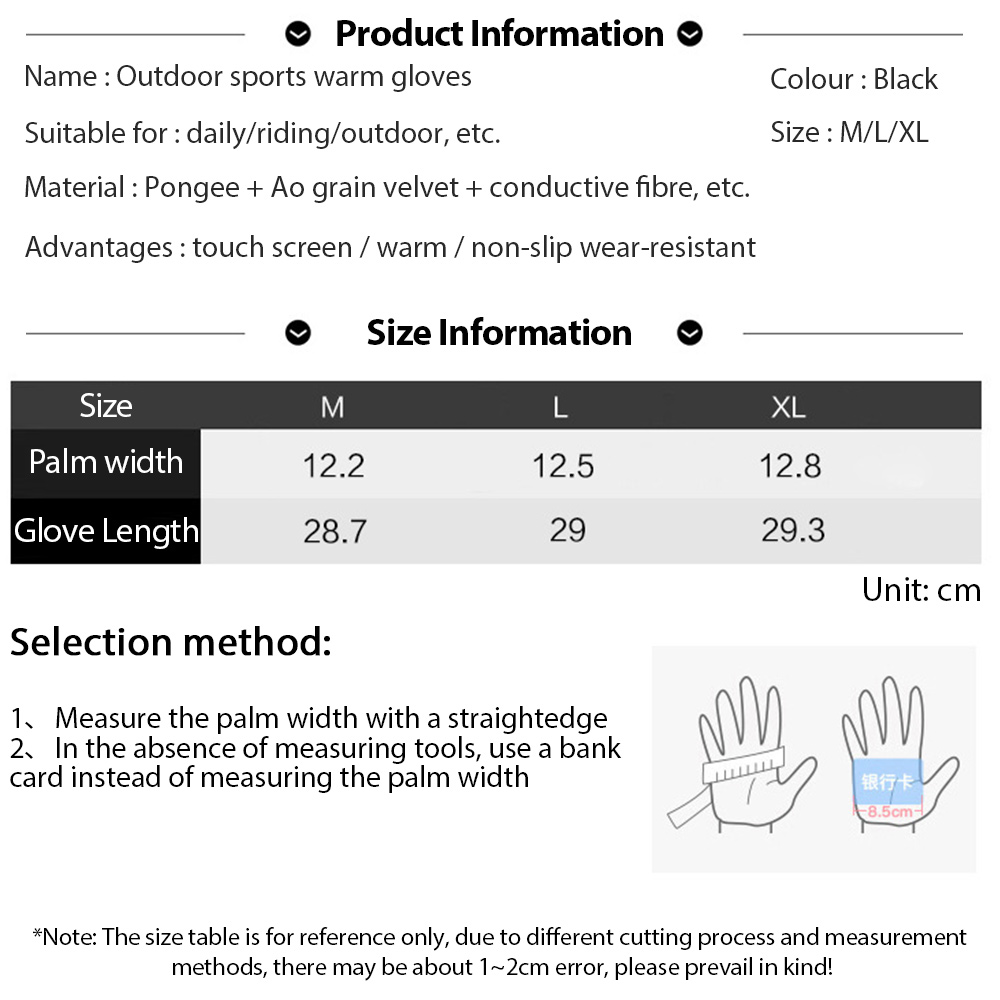 Guantes de ciclismo impermeabl - Ski Glove Waterproof reseña y precio