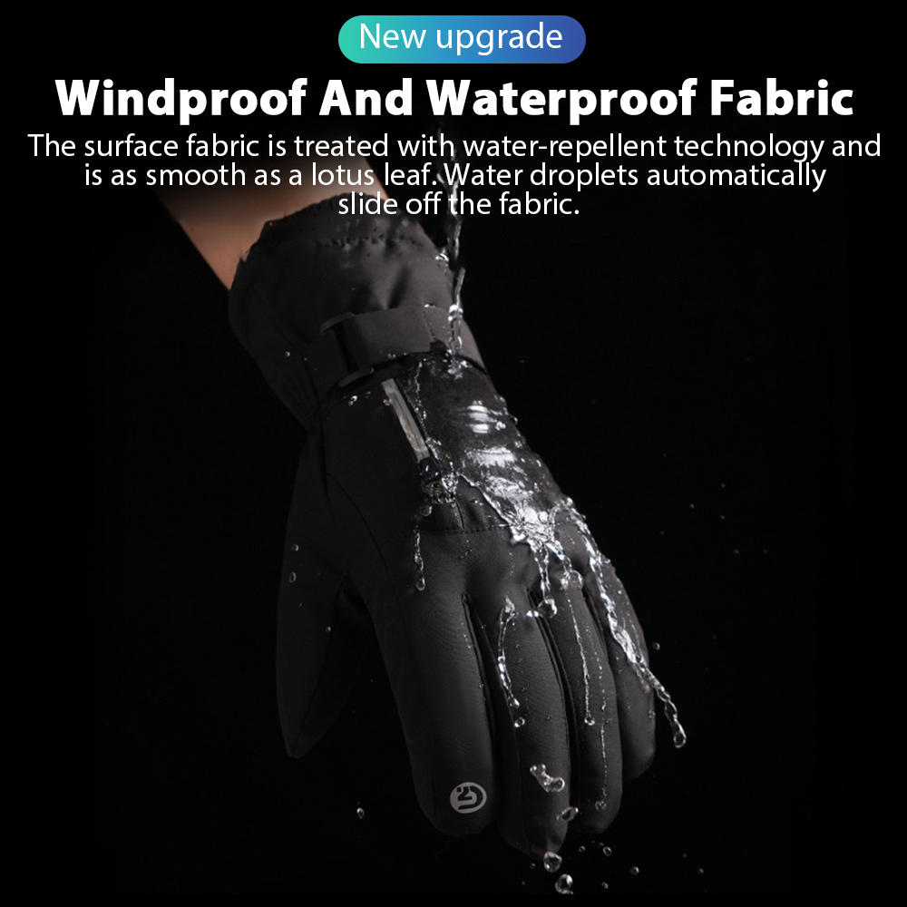 Guantes de ciclismo impermeabl - Ski Glove Waterproof reseña y precio