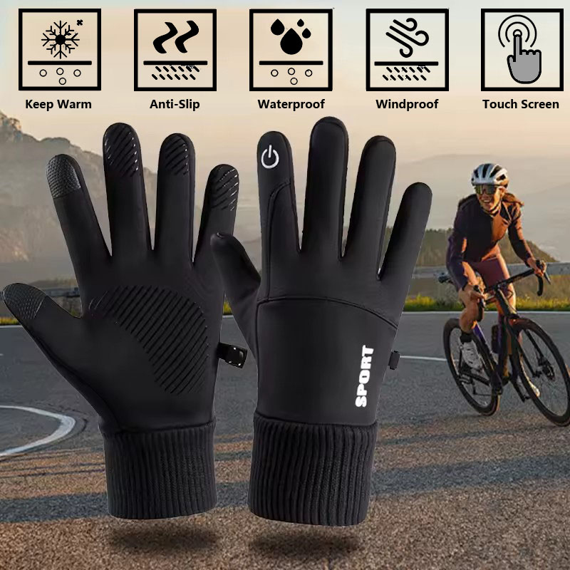 Guantes negros de invierno cál - Ski Glove Waterproof reseña y precio