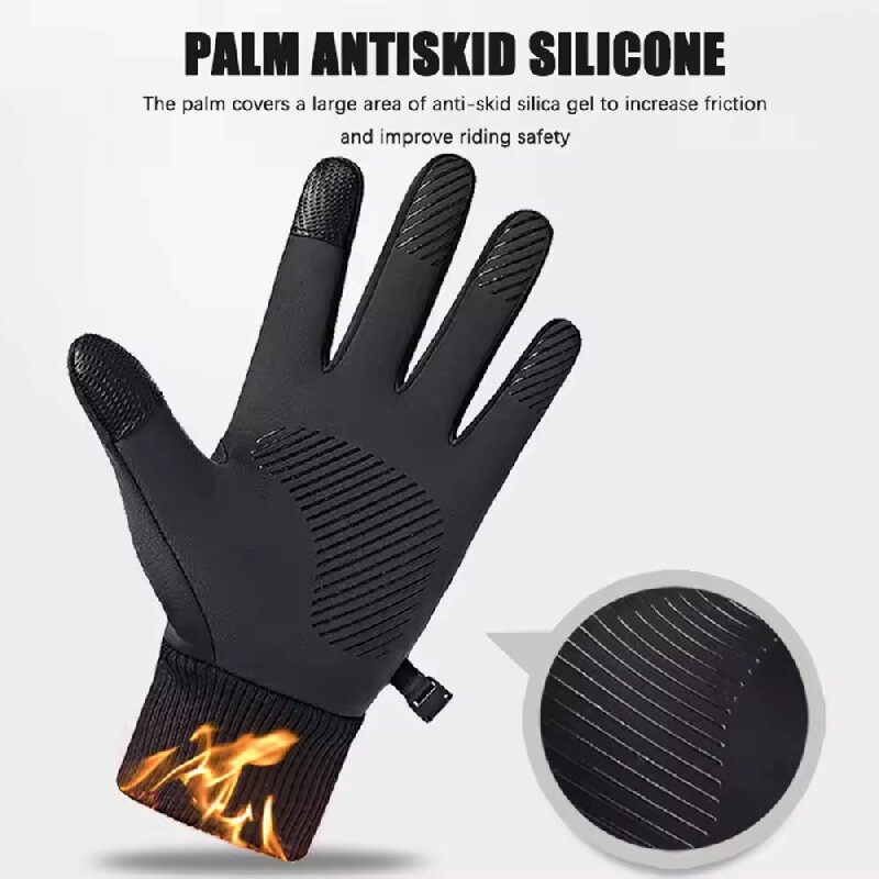 Guantes negros de invierno cál - Ski Glove Waterproof reseña y precio