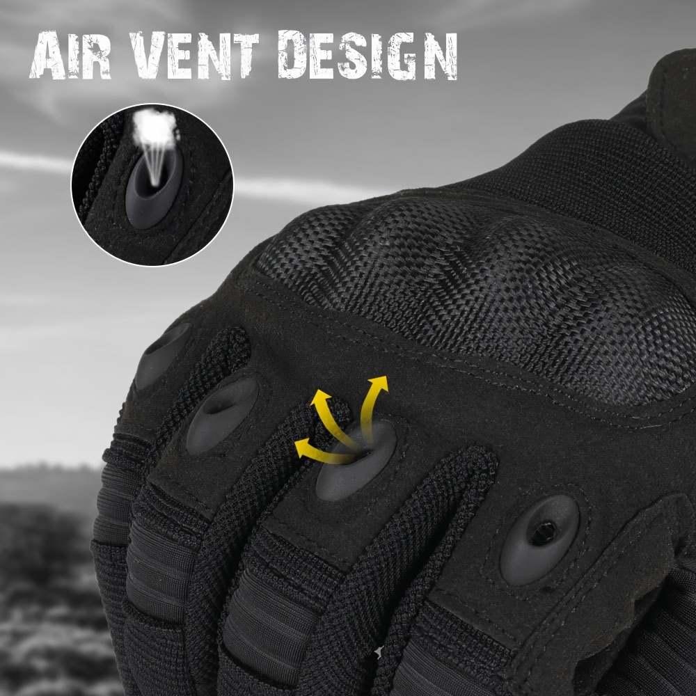 Guantes tácticos de súper fibr - Motorcycle Glove Knuckle reseña y precio
