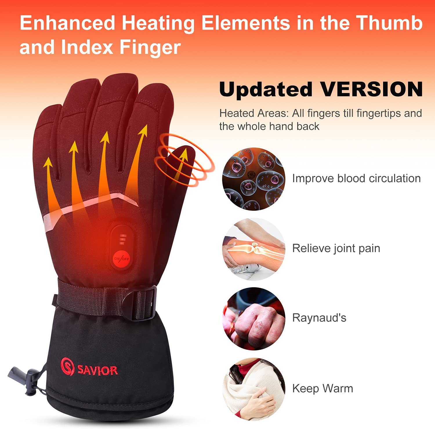 SNOW DEER-guantes calefactable - Heat Resistant Glove reseña y precio