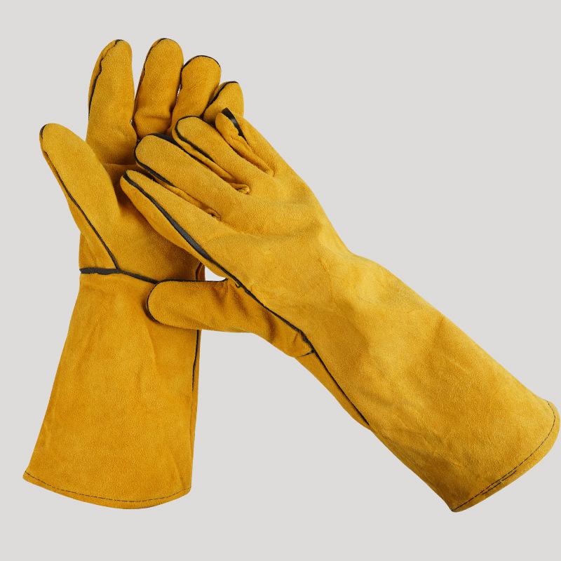 1 par de guantes de cuero para - Heat Resistant Glove reseña y precio