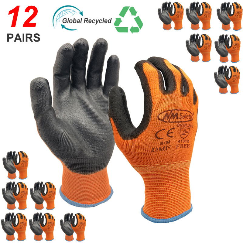 NMSafety 12 pares de guantes d - Nitrile Mechanic Glove reseña y precio
