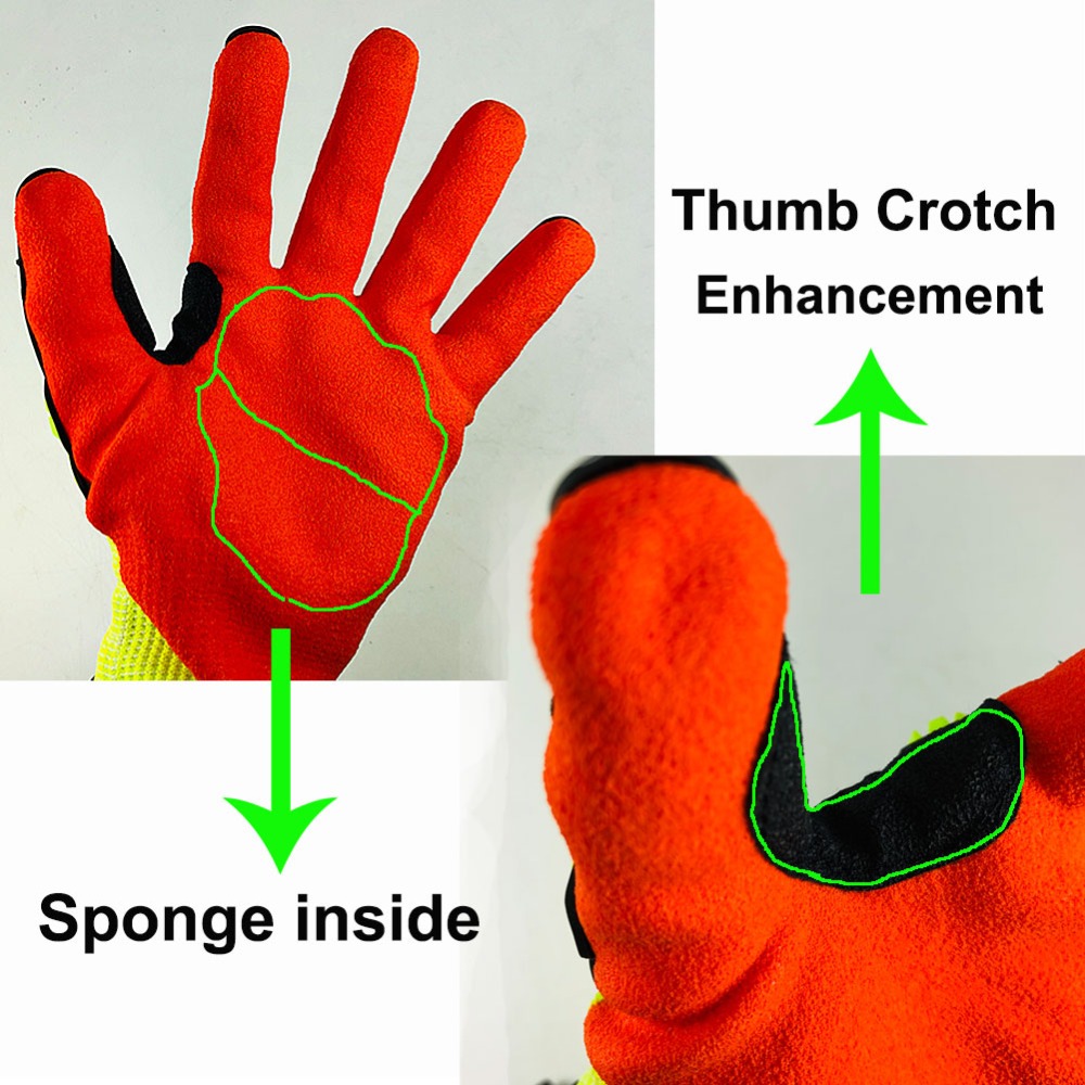 NMSafety Guantes protectores p - Work Glove Impact reseña y precio