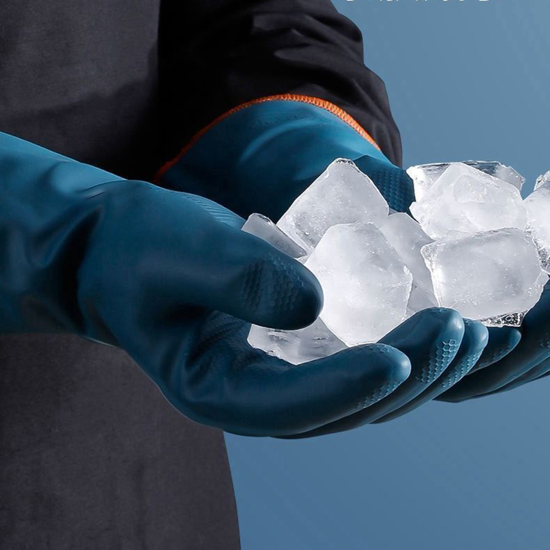2/4 pares de guantes impermeab - Rubber Glove Cleaning reseña y precio