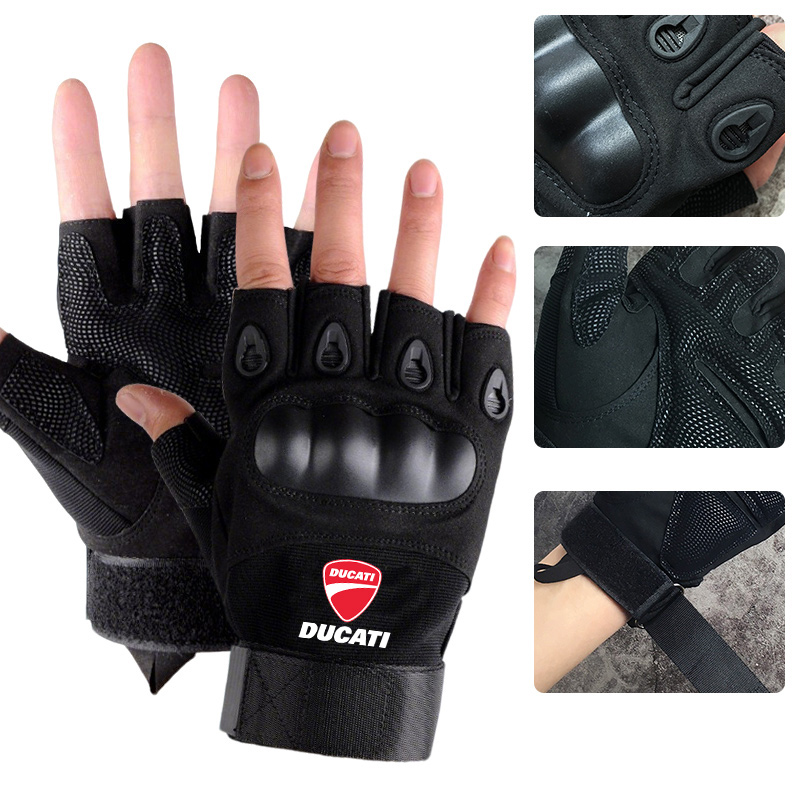 Guantes tácticos de medio dedo - Motorcycle Glove Knuckle reseña y precio